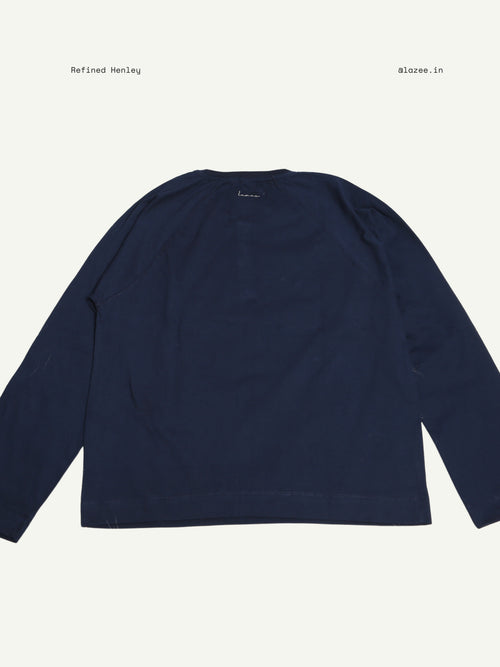 Refined Henley - Navy Blue