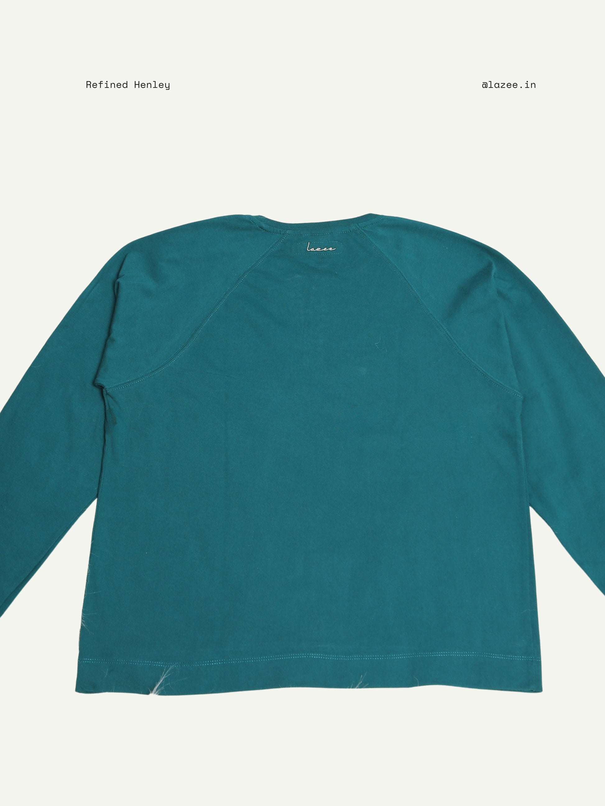 Refined Henley - Emerald Green