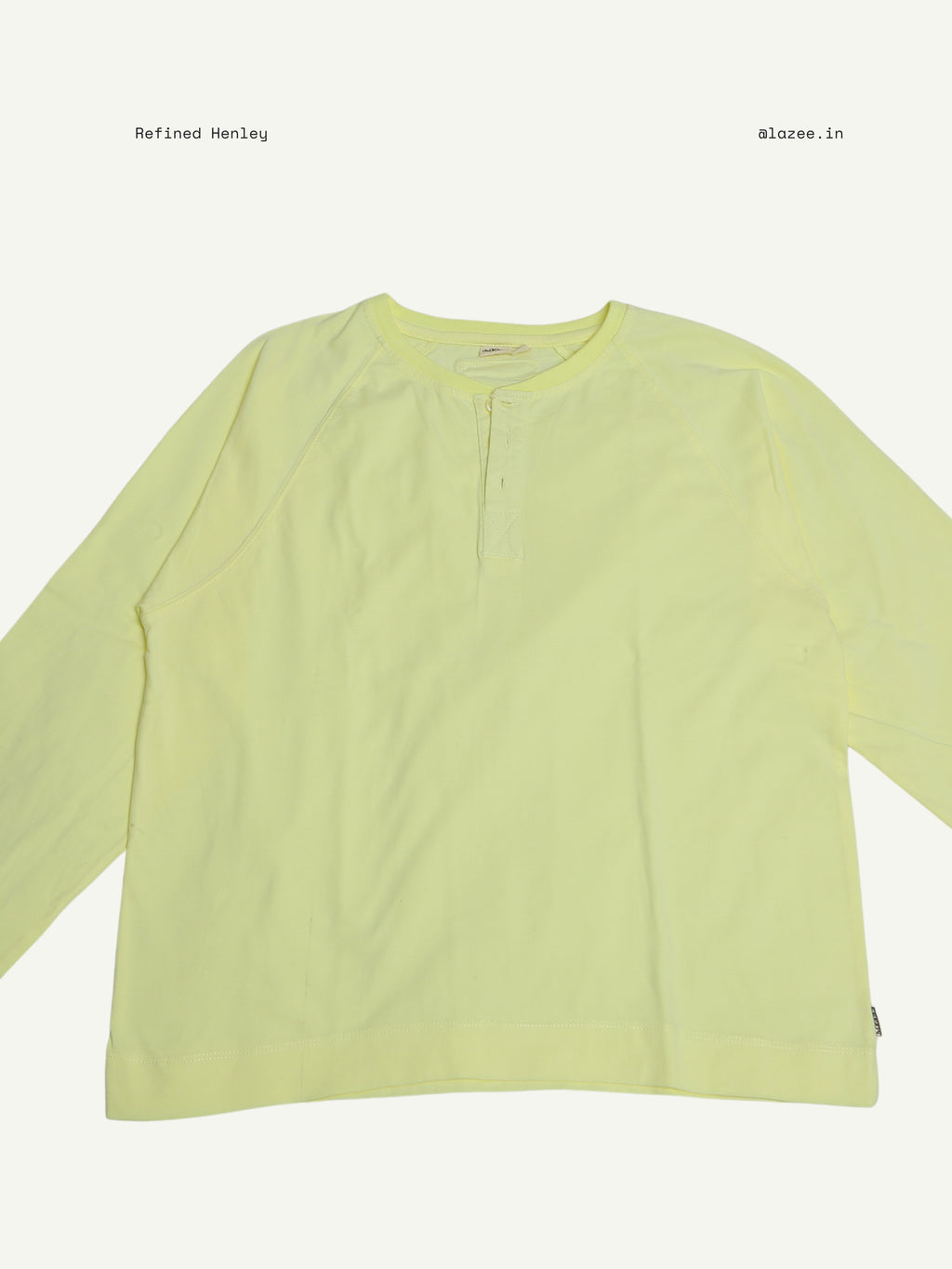 Refined Henley - Butter Cream