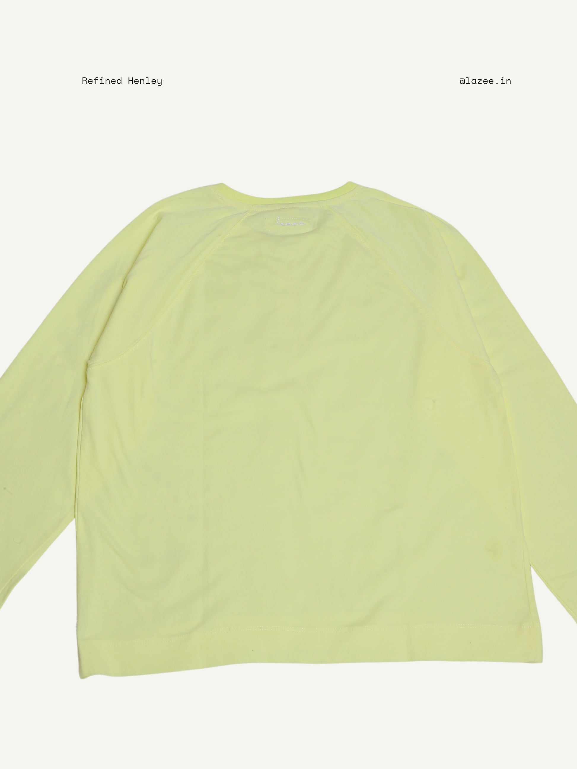 Refined Henley - Butter Cream