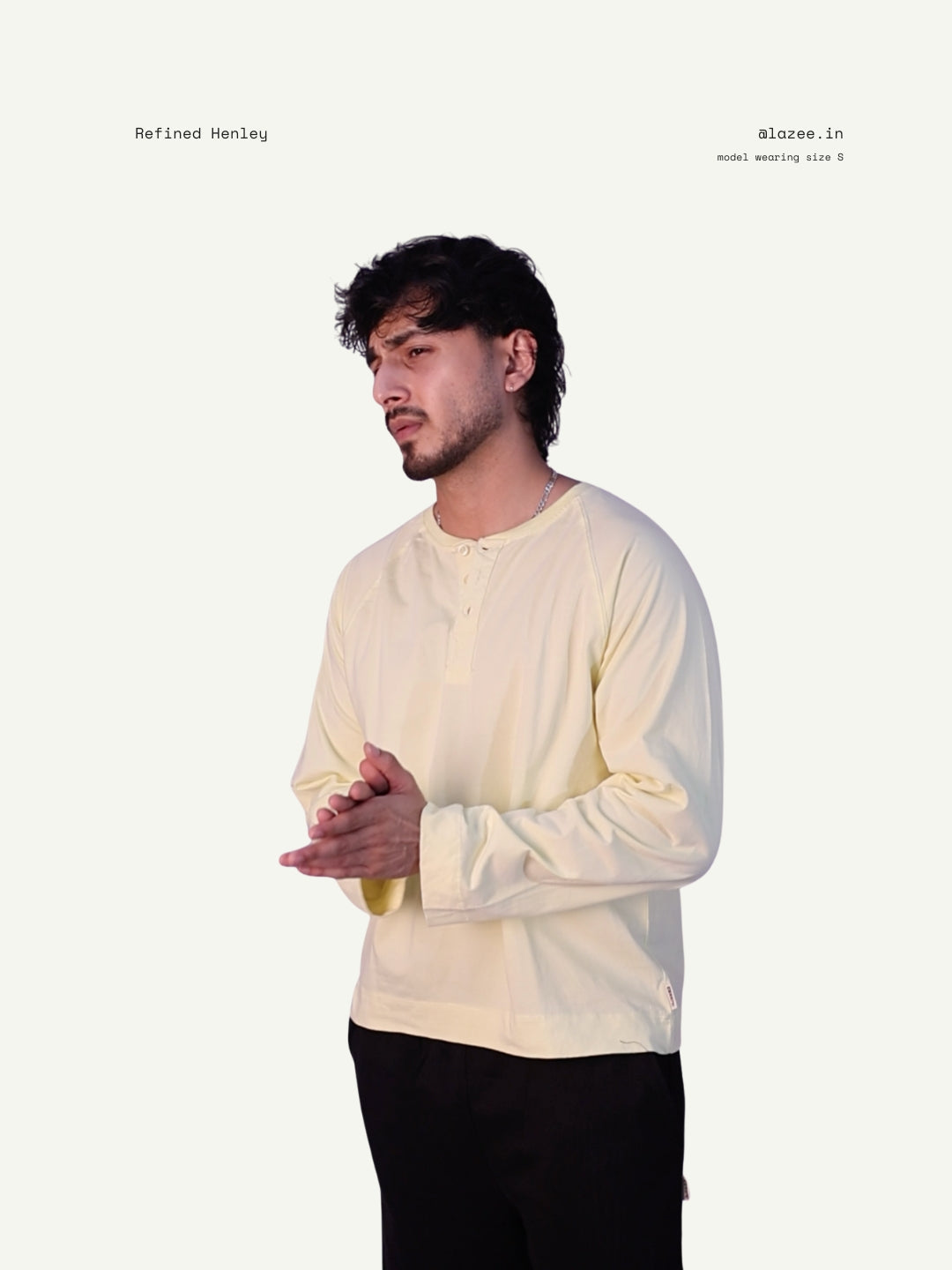 Refined Henley - Butter Cream