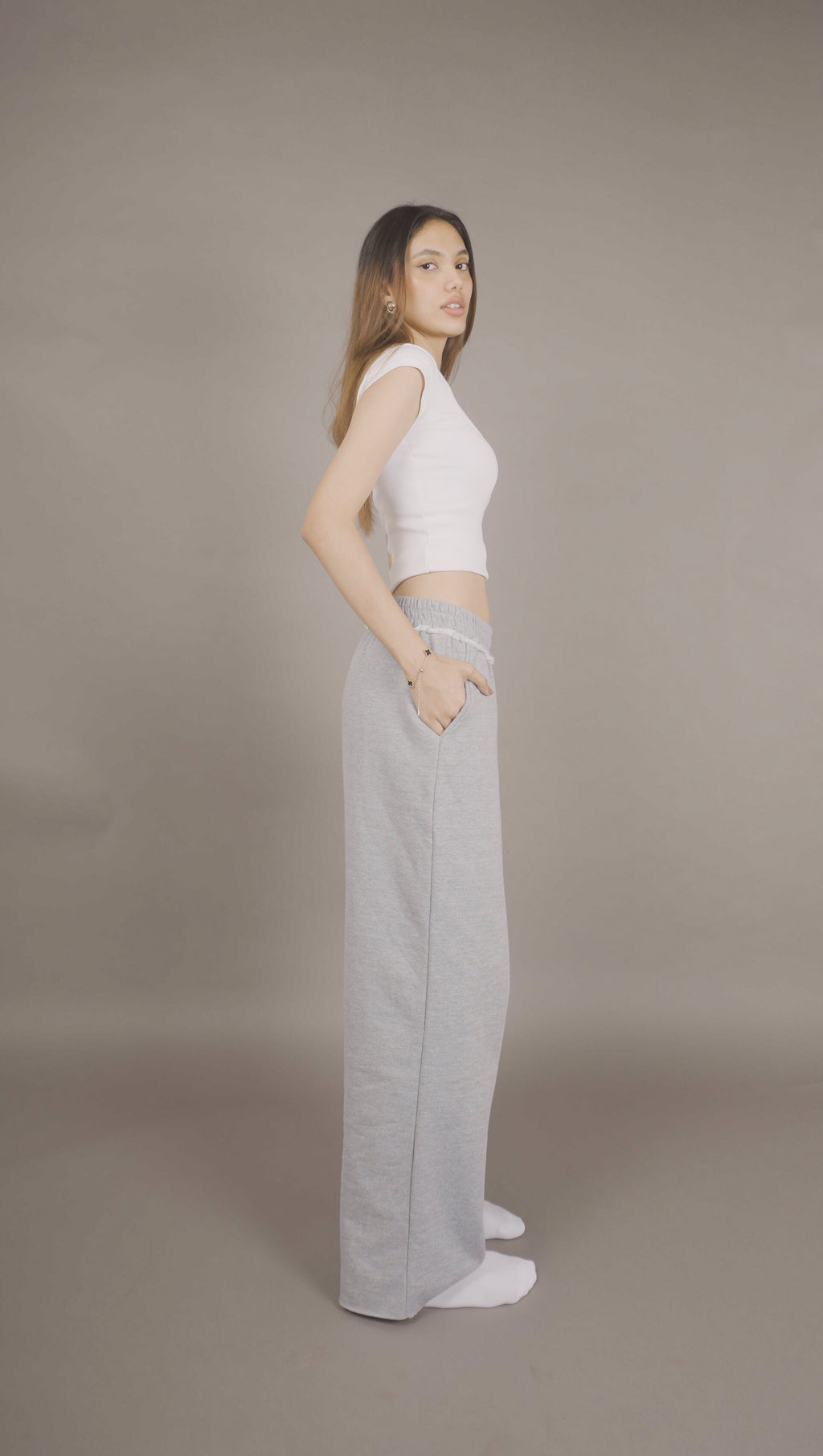 Signature Lazee Pants Grey