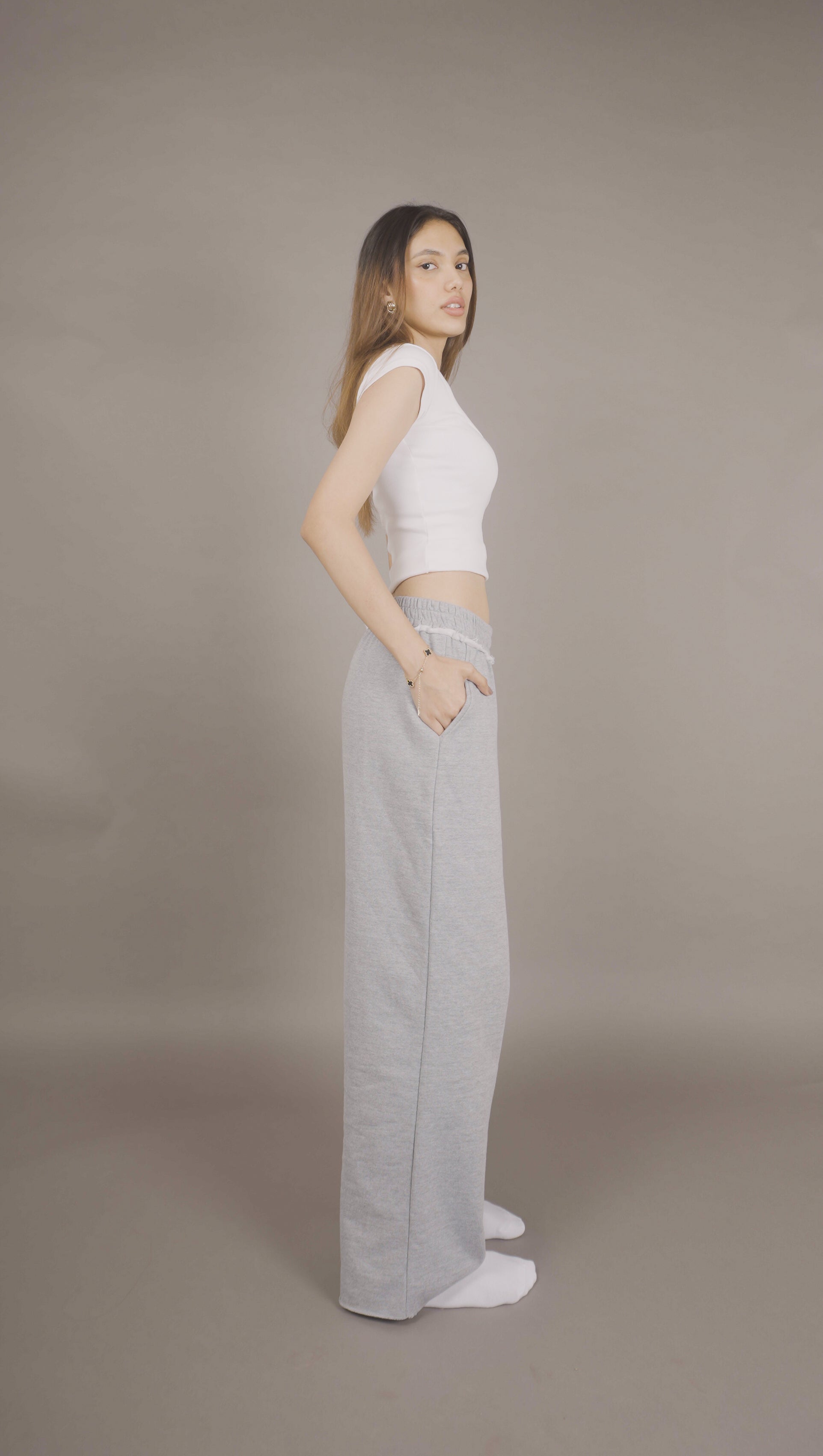 Signature Lazee Pants Grey