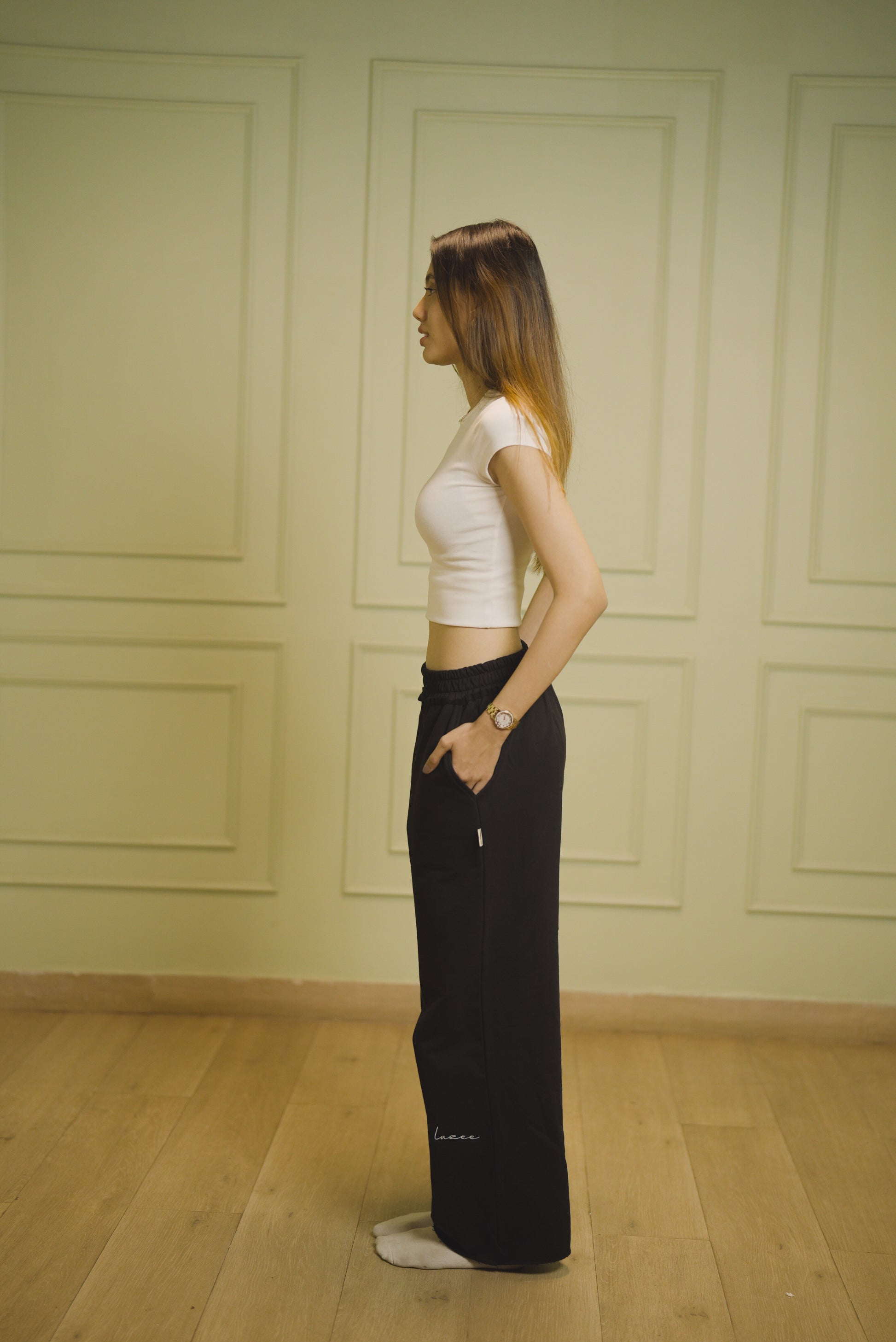 Signature Lazee Pants Black